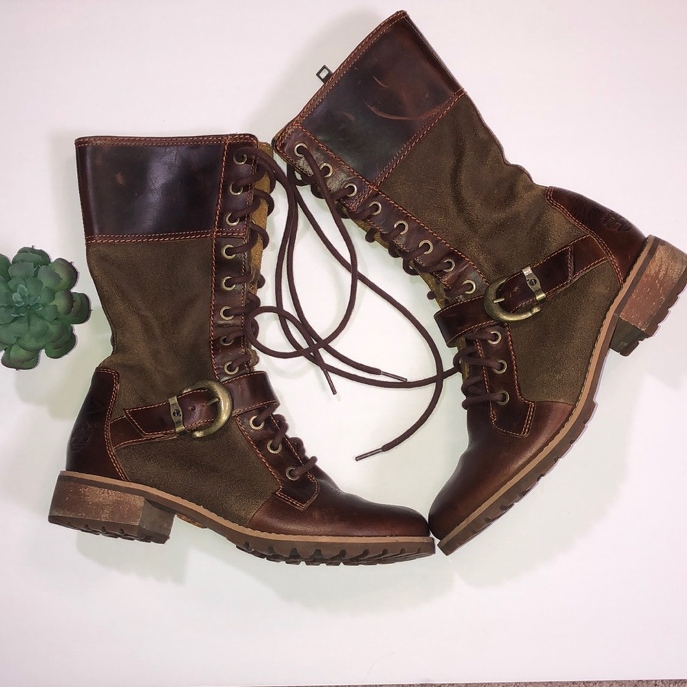 TIMBERLAND Earthkeepers 2 tone lace up buckle